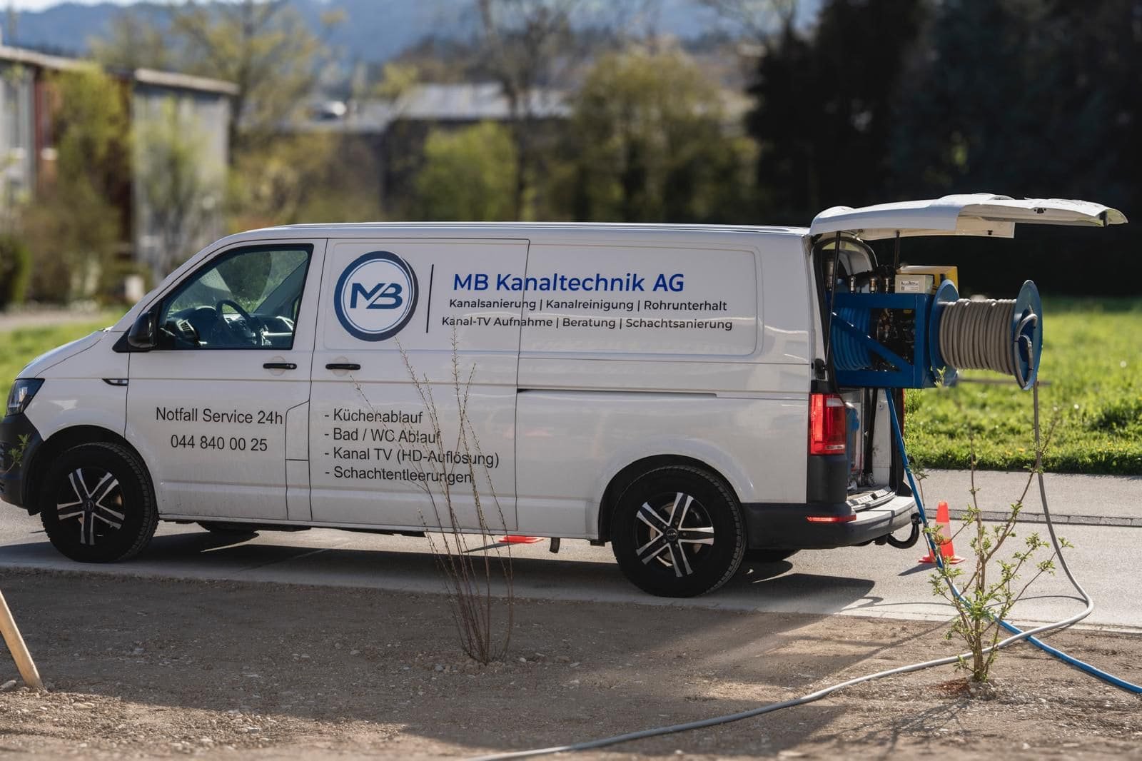 Rohrwartungsarbeiten